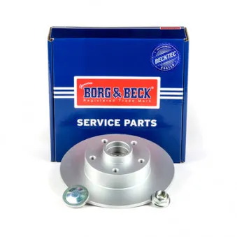 BORG & BECK BBD6150S - Jeu de 2 disques de frein arrière