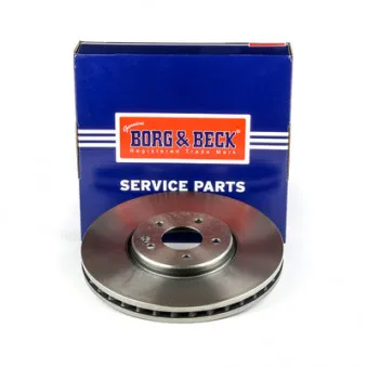 BORG & BECK BBD6196S - Jeu de 2 disques de frein avant