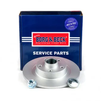 BORG & BECK BBD6218S - Jeu de 2 disques de frein arrière