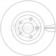 BORG & BECK BBD6234S - Jeu de 2 disques de frein avant