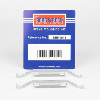 Kit d'accessoires, plaquette de frein à disque BORG & BECK BBK1011