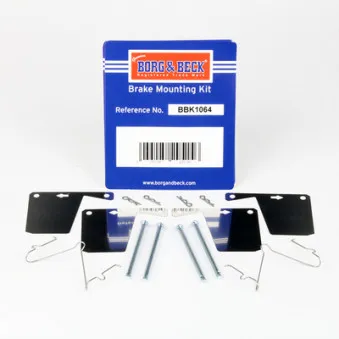 BORG & BECK BBK1064 - Kit d'accessoires, plaquette de frein à disque