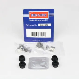 BORG & BECK BBK1678 - Kit d'accessoires, plaquette de frein à disque
