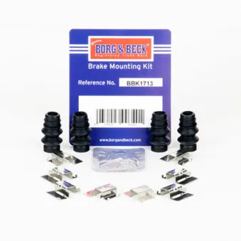 Kit d'accessoires, plaquette de frein à disque BORG & BECK BBK1713