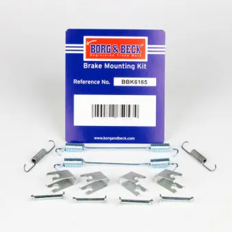 Kit d'accessoires, plaquette de frein à disque BORG & BECK BBK6165