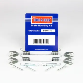 BORG & BECK BBK6176 - Kit d'accessoires, plaquette de frein à disque