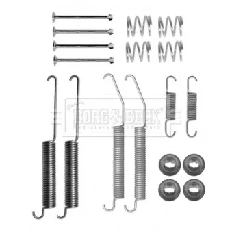 Kit d'accessoires, plaquette de frein à disque BORG & BECK OEM MB008450