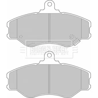 Jeu de 4 plaquettes de frein avant BORG & BECK BBP1428