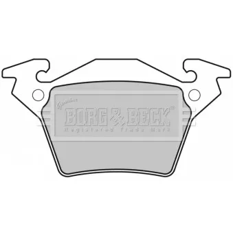 Jeu de 4 plaquettes de frein arrière BORG & BECK OEM A0034200220