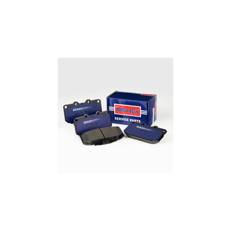 Jeu de 4 plaquettes de frein avant BORG & BECK BBP1832 - Visuel 1
