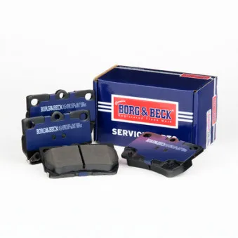 BORG & BECK BBP2157 - Jeu de 4 plaquettes de frein arrière