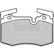 BORG & BECK BBP2221 - Jeu de 4 plaquettes de frein avant