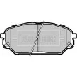 BORG & BECK BBP2333 - Jeu de 4 plaquettes de frein avant