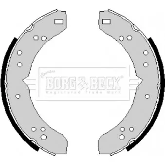 Jeu de mâchoires de frein BORG & BECK OEM 6013846