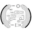 BORG & BECK BBS6242 - Jeu de mâchoires de frein