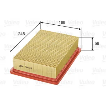 Filtre à air VALEO OEM 1444Q6