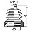 Joint-soufflet, arbre de commande BORG & BECK [BCB6335]