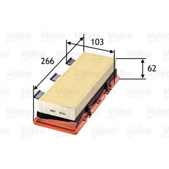 Filtre à air VALEO OEM 7701044101