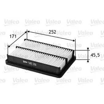 Filtre à air VALEO OEM 281132F250