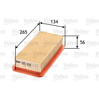 Filtre à air VALEO OEM 281131G100