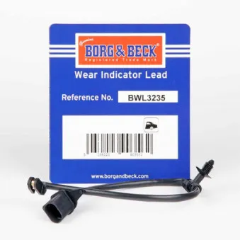 BORG & BECK BWL3235 - Contact d'avertissement, usure des plaquettes de frein