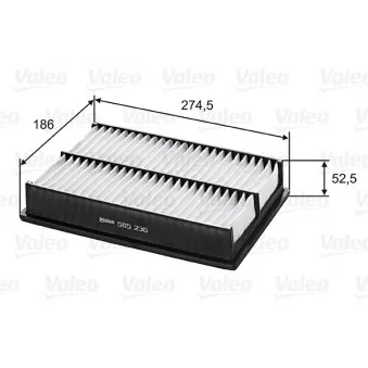 Filtre à air VALEO OEM LF5013Z409A