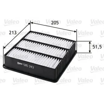 Filtre à air VALEO OEM MR481795