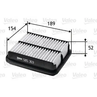 Filtre à air VALEO OEM 1378065G50