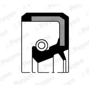 Bague d'étanchéité, vilebrequin PAYEN NJ154