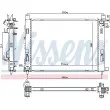 NISSENS 606760 - Radiateur, refroidissement du moteur