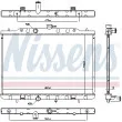 NISSENS 606791 - Radiateur, refroidissement du moteur