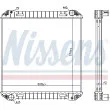 NISSENS 623440 - Radiateur, refroidissement du moteur
