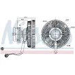 NISSENS 86253 - Embrayage, ventilateur de radiateur