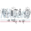 NISSENS 890910 - Compresseur, climatisation