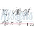 NISSENS 93450 - Turbocompresseur, suralimentation