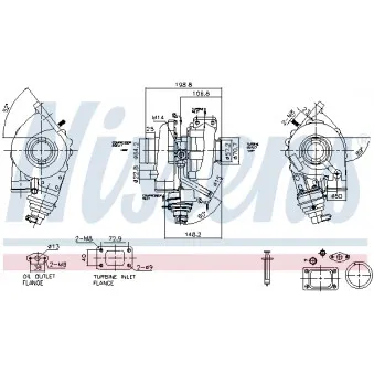 NISSENS 93467 - Turbocompresseur, suralimentation