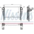 Intercooler, échangeur NISSENS [961257]