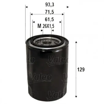 VALEO 586095 - Filtre à huile