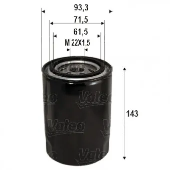 VALEO 586113 - Filtre à huile