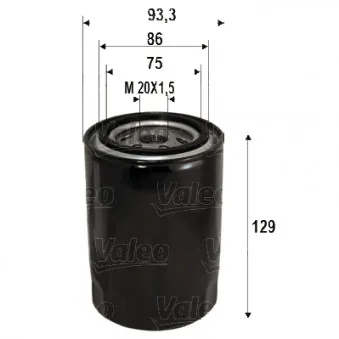 VALEO 586116 - Filtre à huile