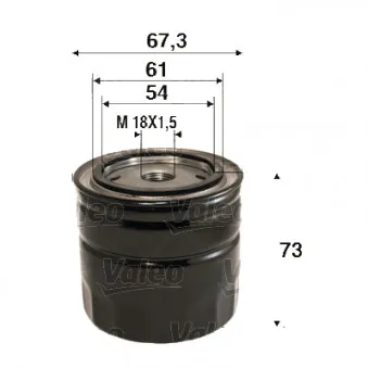 VALEO 586123 - Filtre à huile