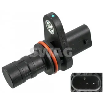 Capteur d'angle, vilebrequin SWAG 33 10 3124 pour AUDI A3 S3 quattro - 300cv