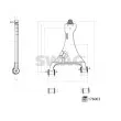 SWAG 33 10 3279 - Triangle ou bras de suspension (train avant)