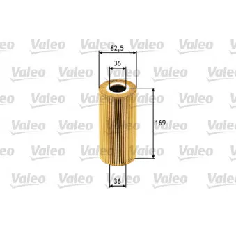 Filtre à huile VALEO 586521 pour MERCEDES-BENZ CLASSE E E 250 d - 113cv