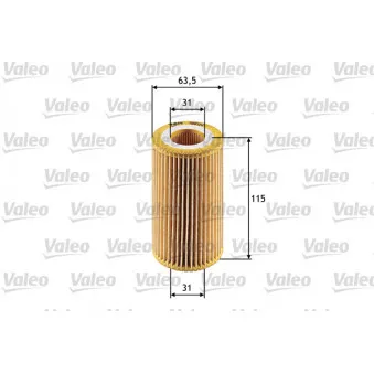 Filtre à huile VALEO OEM LRF100150L