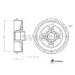 SWAG 33 10 3820 - Tambour de frein