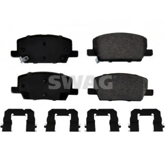 Jeu de 4 plaquettes de frein avant SWAG OEM 42566753
