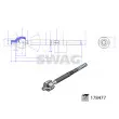 SWAG 33 10 4545 - Rotule de direction intérieure, barre de connexion