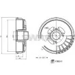 Tambour de frein SWAG [33 10 4564]
