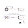 SWAG 33 10 5047 - Bras de liaison, suspension de roue arrière